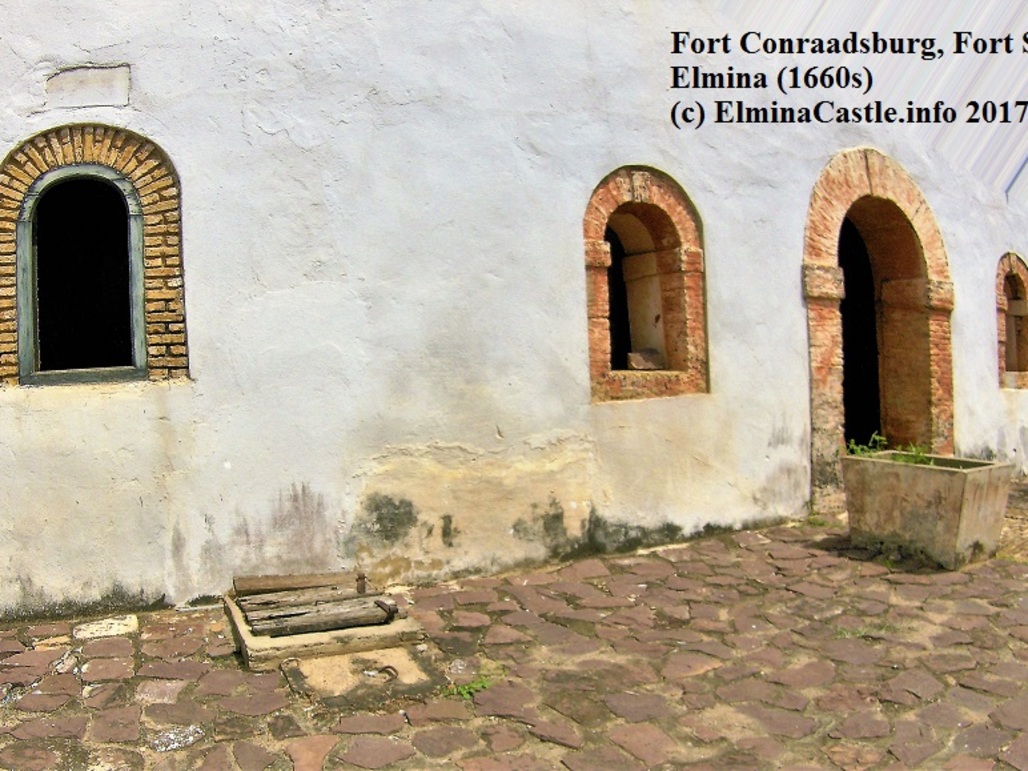 Dutch Fort St Jago, Elmina, Ghana, inside