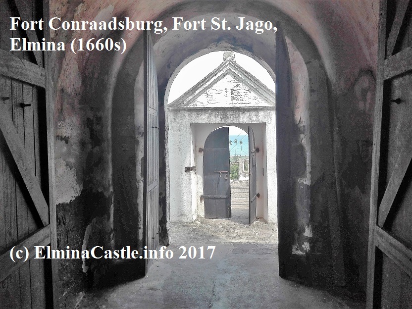 Dutch Fort St Jago, Elmina, Ghana, gate